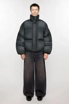 Acne Studios ネイビー オーバーサイズ ダウンジャケット Acne Studios - オーバーサイズパファーダウンジャケット - デニムブルー