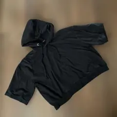 JEANASIS 半袖　黒パーカー　サイズフリーのサムネイル