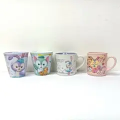 3.東京ディズニーシー　ダッフィー＆フレンズ　メラミンカップ　マグカップ　4点