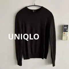 ユニクロ　エクストラファインメリノクルーネックセーター　レディース