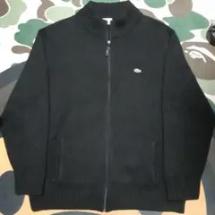 LACOSTEラコステ フルジップ　ニットカーディガン