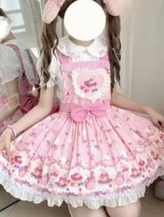 ロリィタ 甘ロリ ピンク ジャンスカ