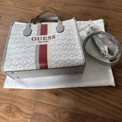 GUESS ショルダーバッグ 2way モノグラム柄
