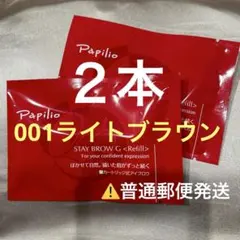 新品〈リフィル〉2本〈◾️ライト1本◇チャコール1本〉パピリオ