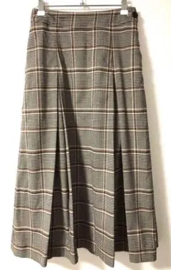 ♡三助様専用♡【M】 ナノユニバース ロングフレアスカート ボックスプリーツ