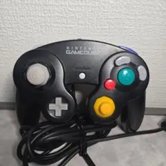 【動作確認済み】ゲームキューブコントローラー　GCコン　ブラック　黒　スマブラ