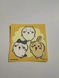 ちいかわ　ポップアップショップ　ノベルティステッカー