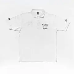 MARTY SUPREME マーティシュプリーム　ホワイト ポロシャツ L MARTY SUPREMEマーティシュプリーム ホワイト ポロシャツ M パルコ