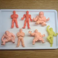 昭和　レトロ　ストリートファイター　消しゴム 7体セット