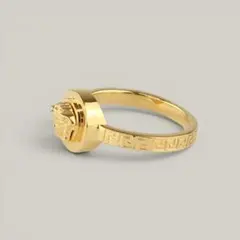 新品正規品　VERSACE メドゥーサ グレカ リング ゴールド　サイズ１７のサムネイル