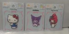 サンリオ　ワッペン　シール　ハローキティ　クロミ　マイメロディ