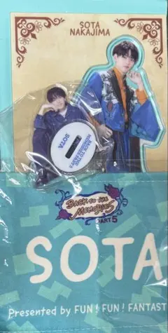 中島颯太 BTTM PART5 アクリルスタンド ミニアクスタ ミニタオル