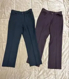 センタープレスパンツ、2着セットのサムネイル