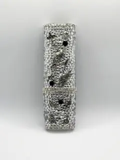 iQOSイルマiワン ケース デコ シルバー ブラック