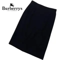 バーバリー BURBERRYS 膝丈スカート 黒 13号 XL