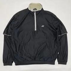 YONEX ハーフジップ ポリエステルジャケット 2WAY 半袖 ヨネックス