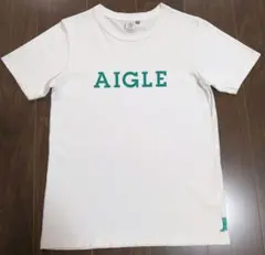 AIGLE 半袖Tシャツ ホワイト ロゴ刺繍のサムネイル