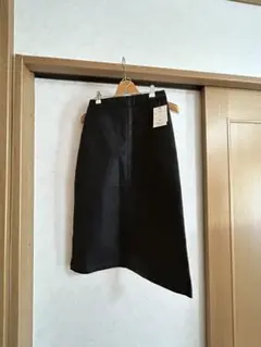 GRL バックスリットレザータイトスカート