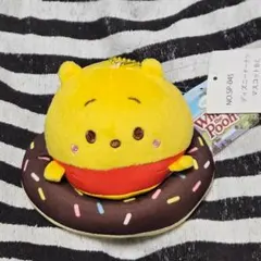新品 ディズニー ドーナツ浮き輪マスコット プーさん ぬいぐるみ チョコ