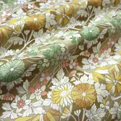 ラスト1点☆【はぎれにつきお得】Japanese金らん　巾約35㎝×約80cm