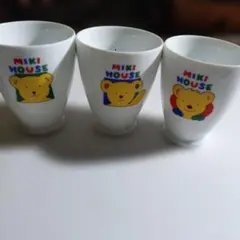 MIKI HOUSE クマのイラスト 食器 3個セット