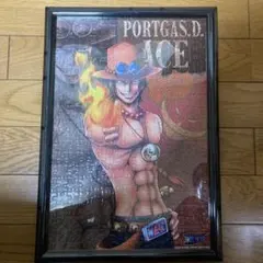 【レア】ポートガス・D・エース ジグソーパズル フレーム付き