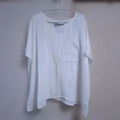 08mab コットン カットソー 白のサムネイル
