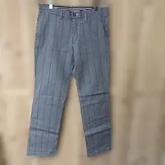 adidas ゴルフチェック柄 スラックス ウエスト85