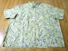 マジュン MAJUN☆かりゆしウェア 裏地使い ヤンバルクイナ ボタニカ☆５ＸＬのサムネイル