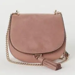 H&M ピンクタッセル付きショルダーバッグ【お値引き可】