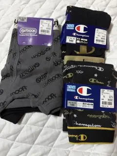 Champion OUTDOOR ボクサーパンツ 3点セット 6枚　　140