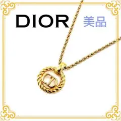 ✨️美品✨️ クリスチャン・ディオール CDロゴ ラウンド ネックレス ゴールド