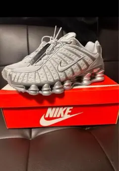 NIKE W SHOX TL PURE PLATINUM/CHROME 29㌢