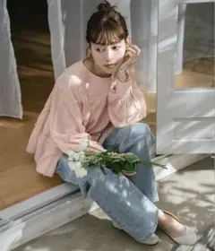 titivate コットンボイルティアードブラウス