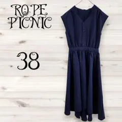⭐超美品⭐　ROPE PICNIC　ノースリーブワンピース　フレアワンピース