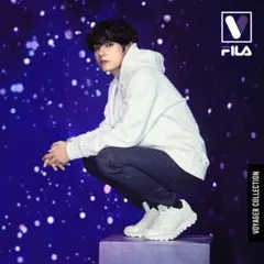 FILA × BTS VOYAGER COLLECTION ホワイト トレーナー