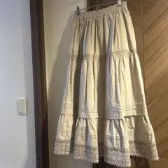 未使用タグなし　サマンサモスモス　ロングスカート