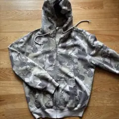 GAP カモフラージュ柄 ジップアップパーカー 迷彩