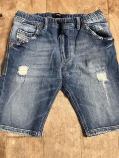 Diesel ダメージ加工デニムハーフパンツ【140〜150】