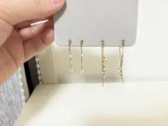 パール チェーン イヤリング セット　ミミ33のサムネイル