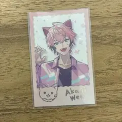 にじさんじ　赤城ウェン　わんにゃん days チェキ風カード
