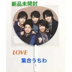 新品未開封☆嵐 ARASHI LIVE TOUR LOVE★集合・ミニうちわ