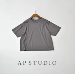 新品 2024ss AP STUDIO BASIC クロップドTシャツ