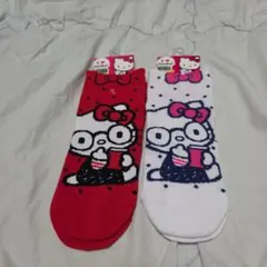 No 114　ハローキティソックス２足セットのサムネイル