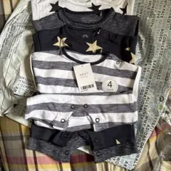 NEXT baby ロンパース 4枚セット up to 3mthsのサムネイル