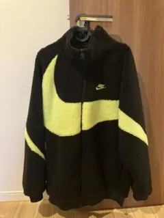 【リバーシブル】NIKE ナイキ ボアフリース ジップアップ ビッグスウッシュ