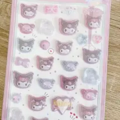 海外ライセンス付き　ボンボンドロップシール　クロミ　サンリオ