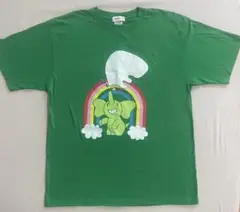 VIVA OHARA 緑色の象 Tシャツ XL