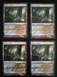 MTG 湿った墓 サインド 4枚セット ギルド門侵犯 英語 - メルカリ