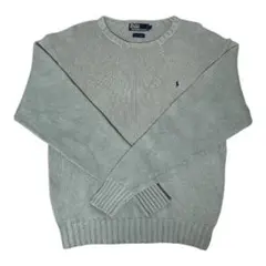 90s Polo by Ralph Lauren ニットセーター　ミントグリーン
